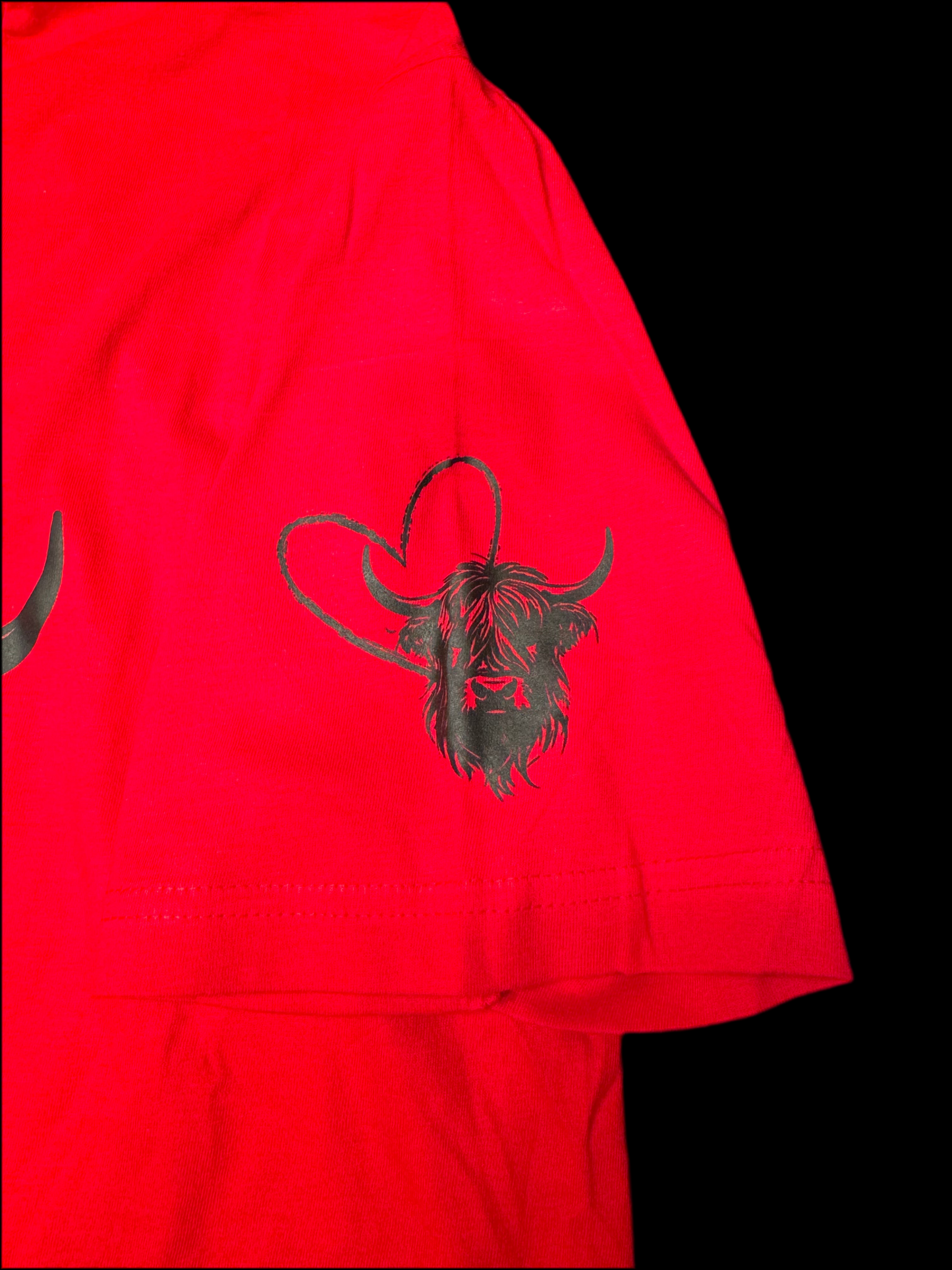 Short Sleeve Solid t shirt T017 - I’ll Love You ‘Til The Cows Come Home - Large