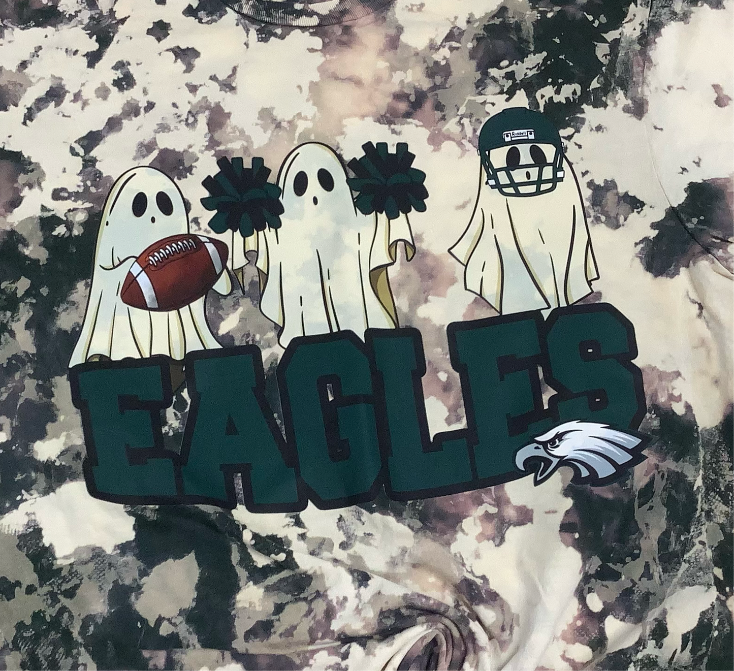 Reverse Dye Short Sleeve T-Shirt - Eagles - Medium
