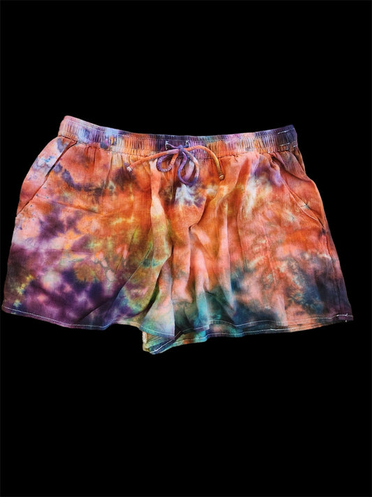 Ice Dye Women's Drawstring Shorts #DS6