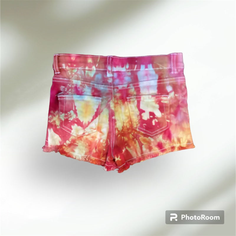 Youth Girl’s Fringe Ice Dye Shorts