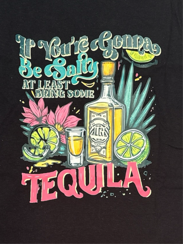 Short Sleeve Solid t-shirt T007 - Bring Some Tequila - Medium