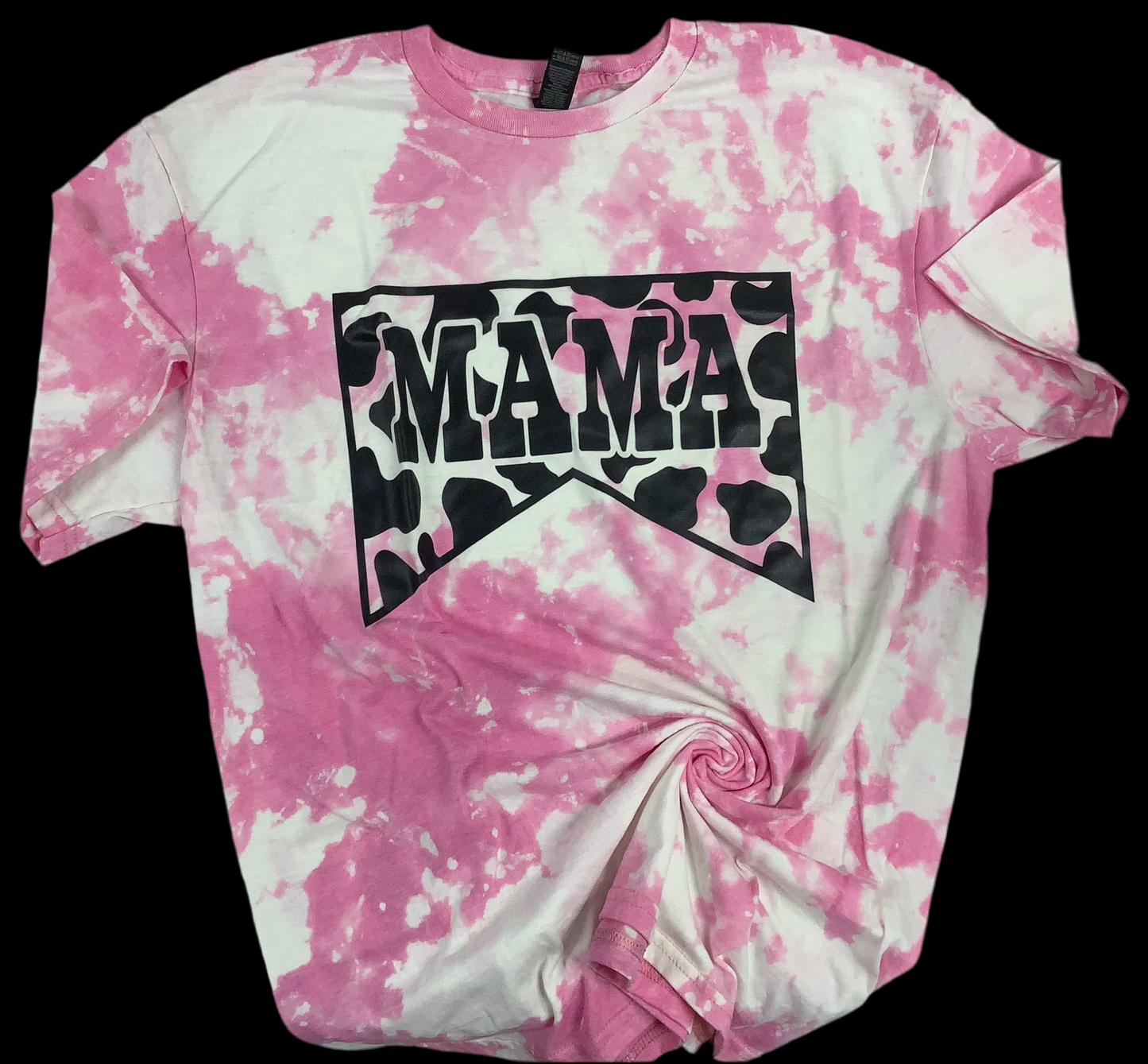 Reverse Dye Short Sleeve T-Shirt - Mama - Large