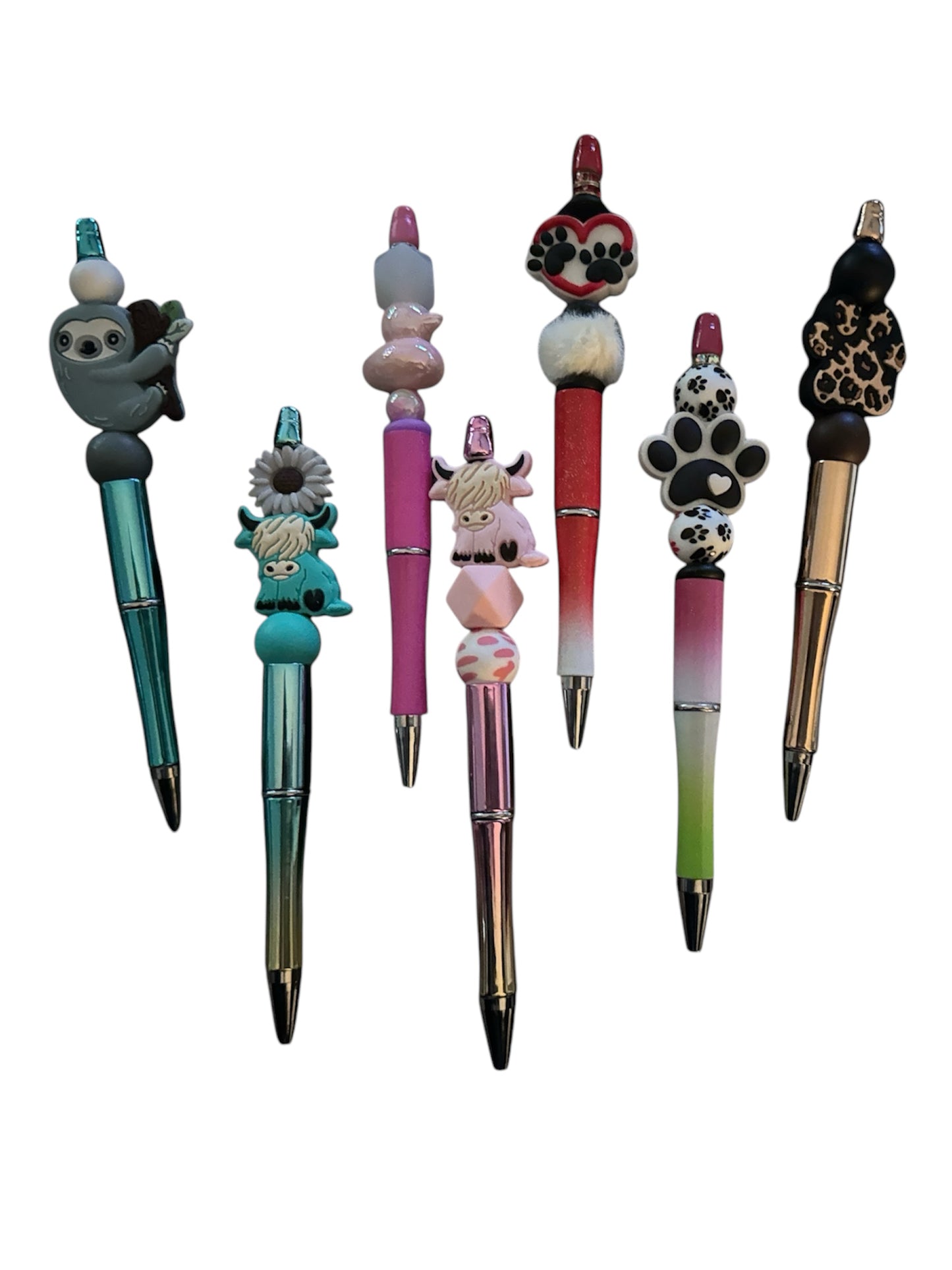 Pet Theme Focal Beaded Pens