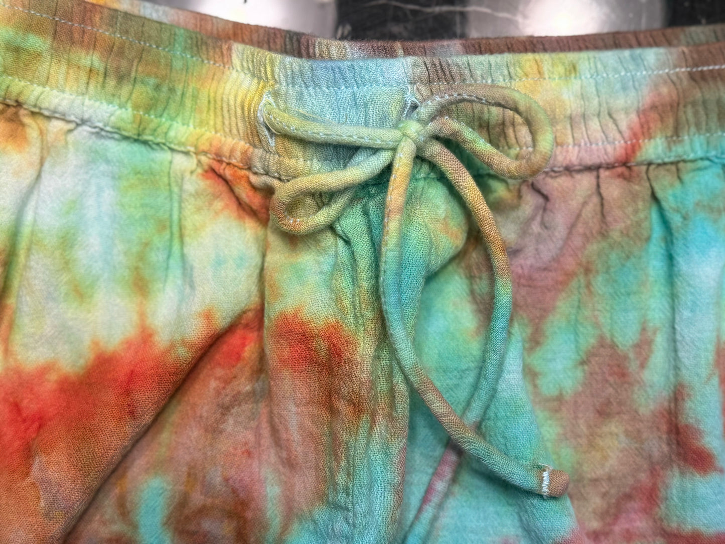 Ice Dye Women's Drawstring Shorts #DS1