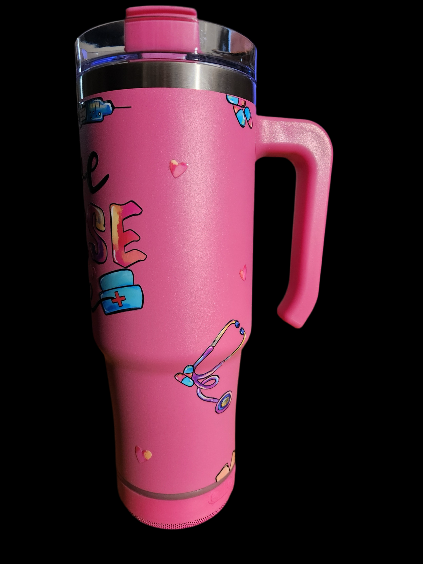 30oz "Love NURSE Life” Bluetooth Speaker Tumbler