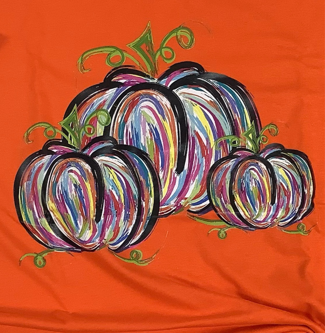 Short Sleeve Solid t-shirt T015 - Pumpkins - Medium