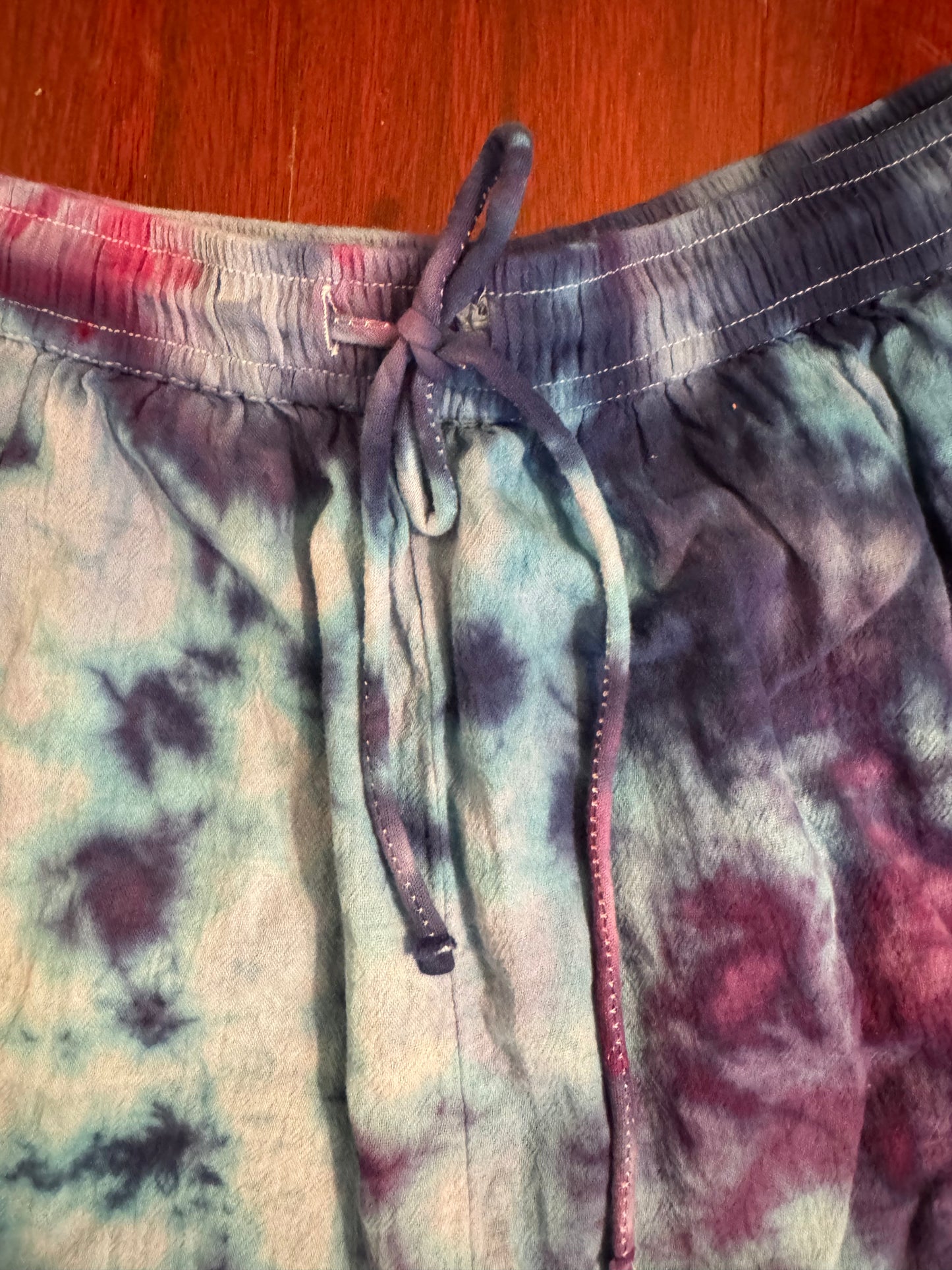 Ice Dye Women's Drawstring Shorts #DS3