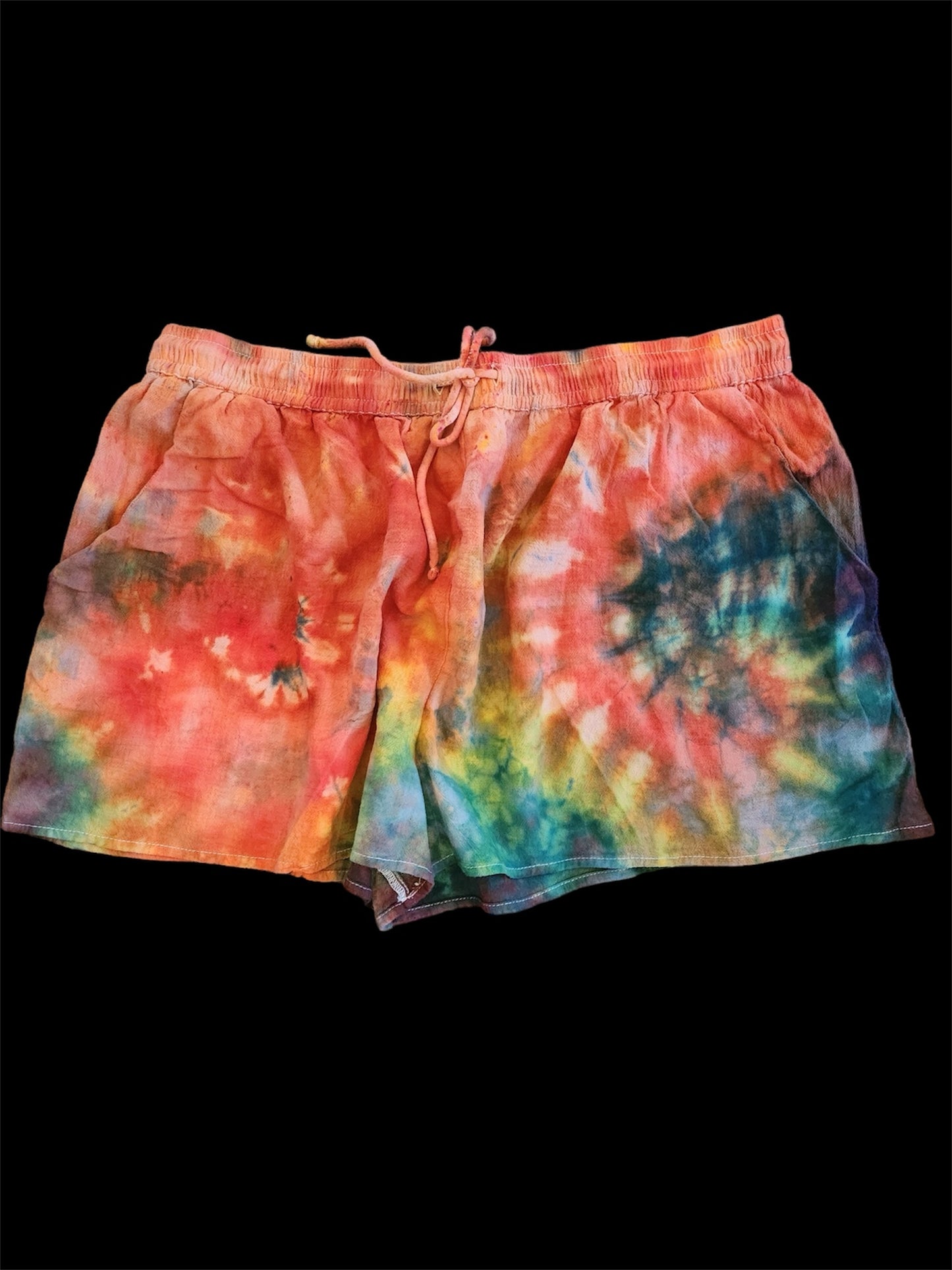 Ice Dye Women's Drawstring Shorts #DS8