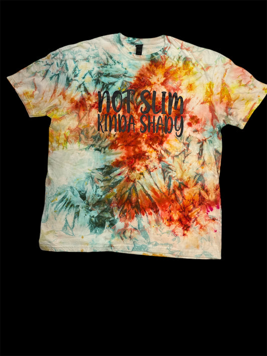 Ice Dye Short Sleeve T-Shirt-Shady - XL