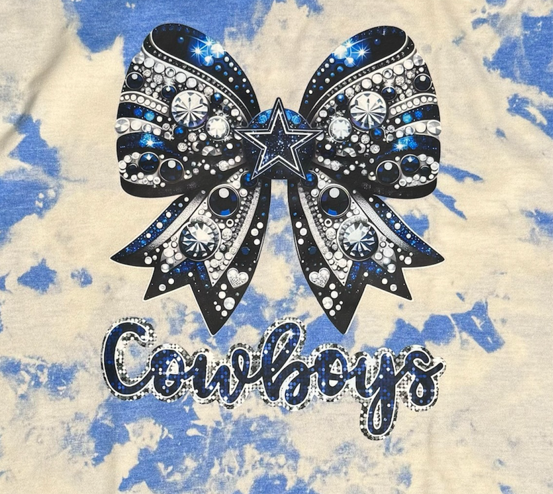 Youth Reverse Dye Short Sleeve T-Shirt - Cowboys - XS