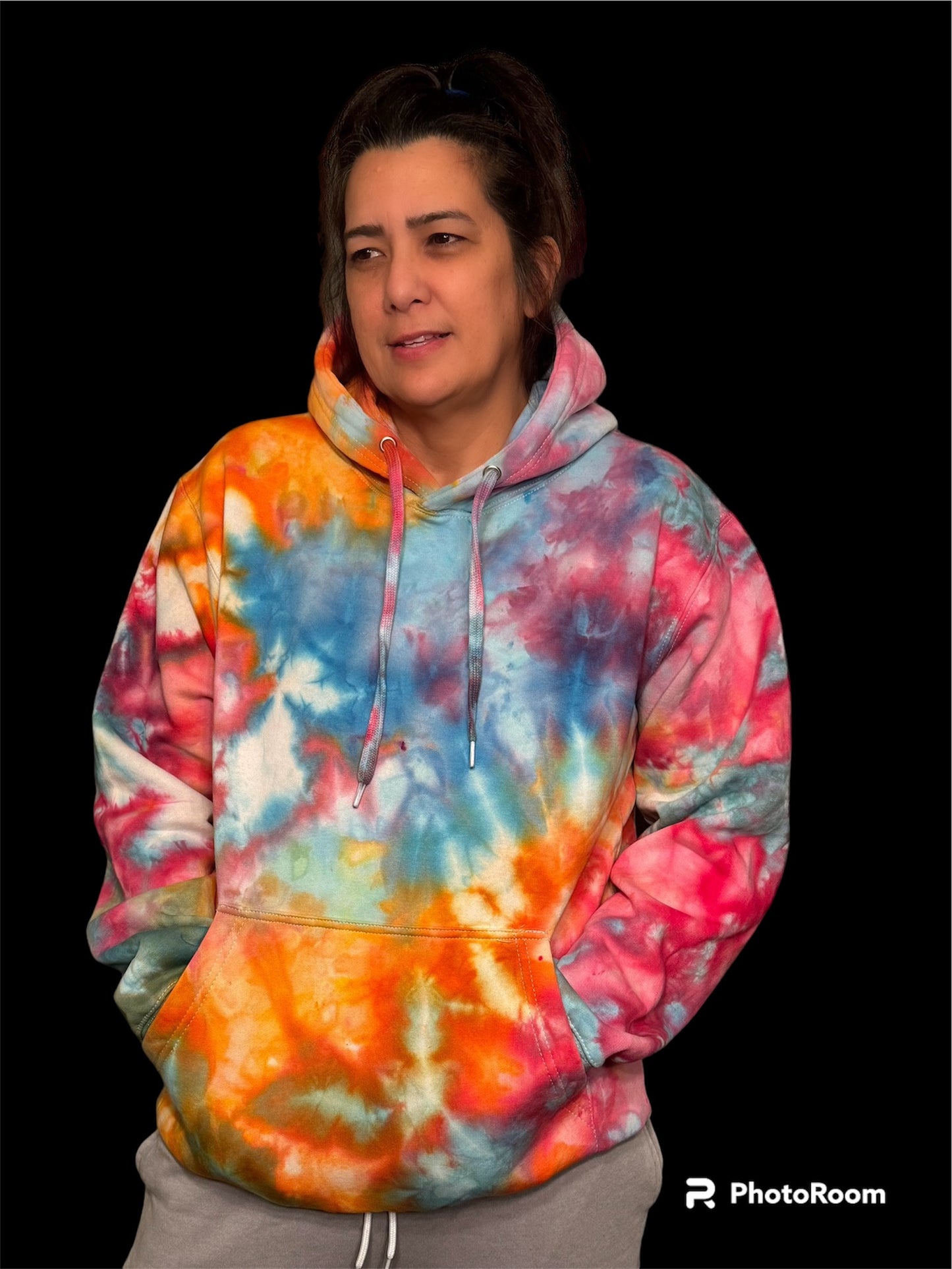 Ice Dye Hoodie #28