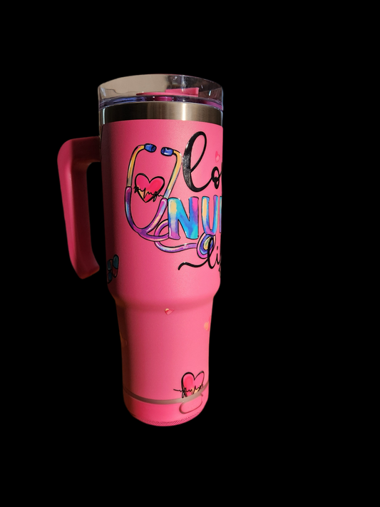 30oz "Love NURSE Life” Bluetooth Speaker Tumbler