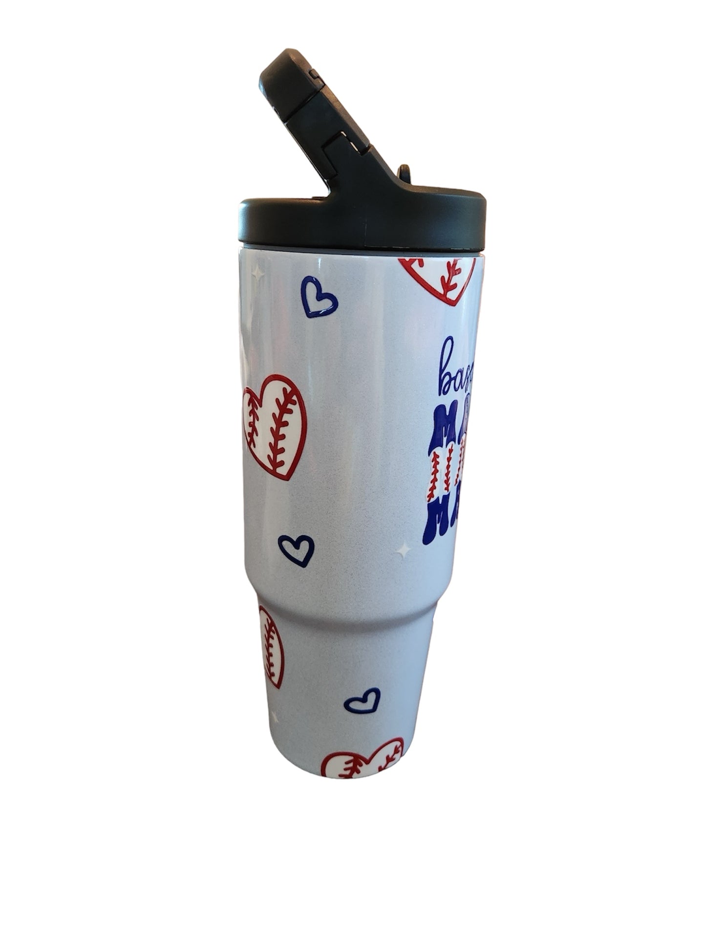 30oz Clipmate Hydro Bottle-Baseball Mama