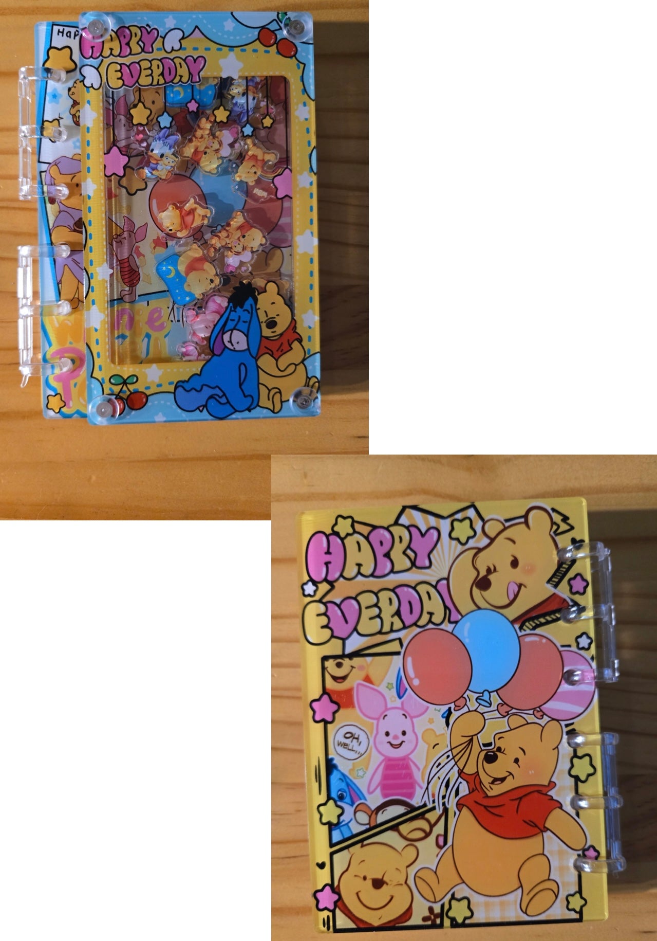 Character Inspired Acrylic Shaker Notebook