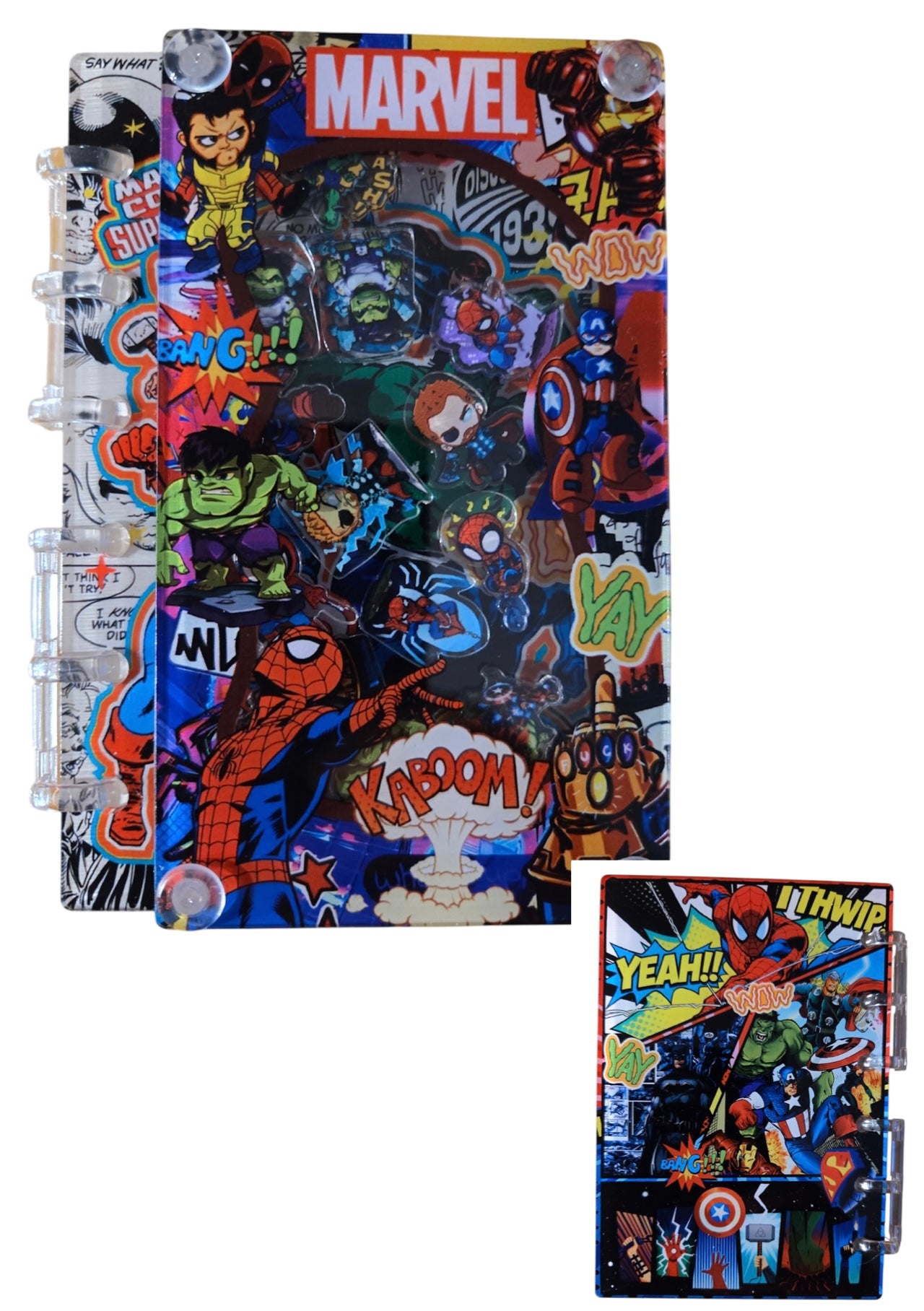 Character Inspired Acrylic Shaker Notebook