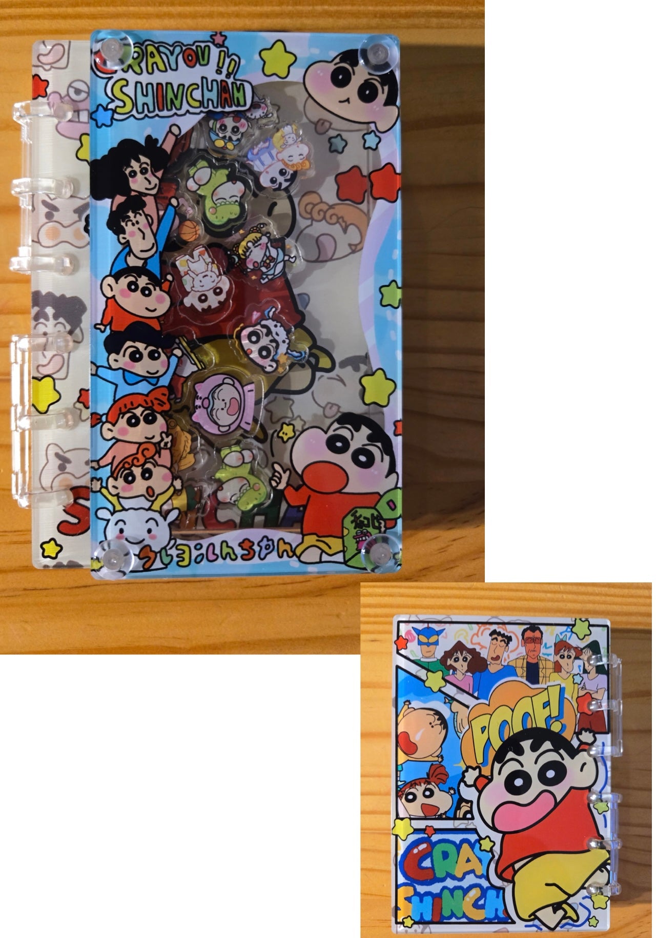 Character Inspired Acrylic Shaker Notebook