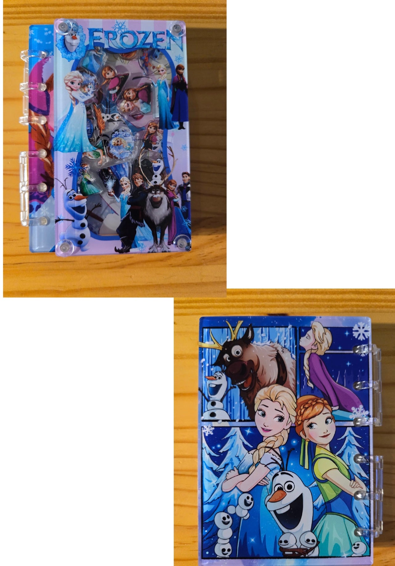 Character Inspired Acrylic Shaker Notebook