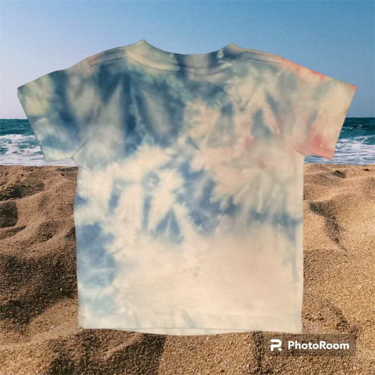 “Amen” Short Sleeve Ice Dye t-shirt 12M