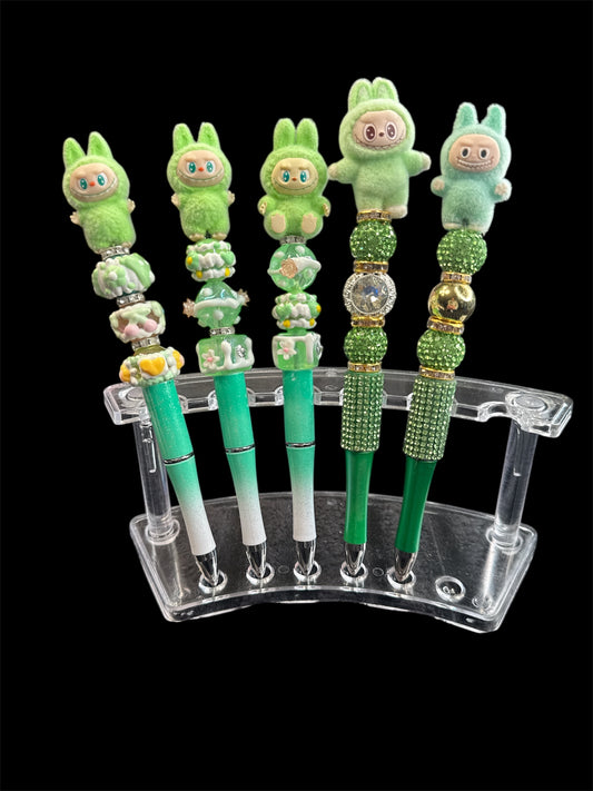 Labubu Inspired Pens (Green)