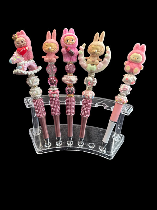 Labubu Inspired Pens (Pink)
