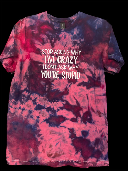 Ice Dye Short Sleeve T-Shirt - Small