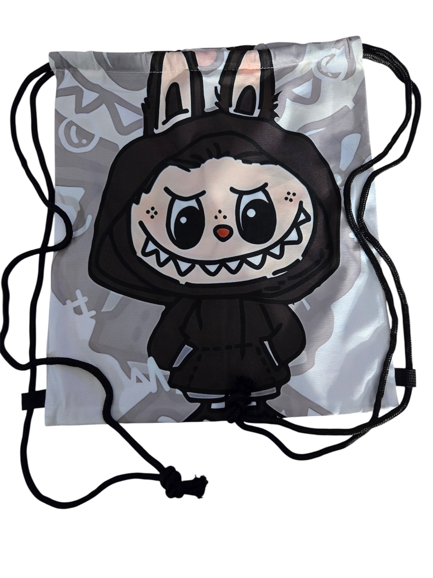 Labubu Inspired Drawstring Bag