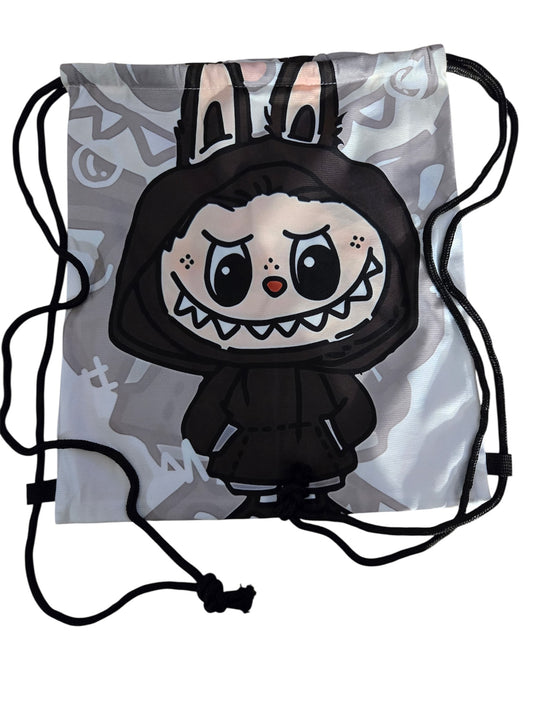 Labubu Inspired Drawstring Bag