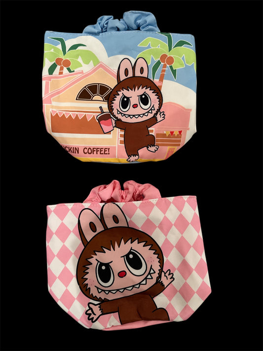 Labubu Inspired Scrunch Handle Bag