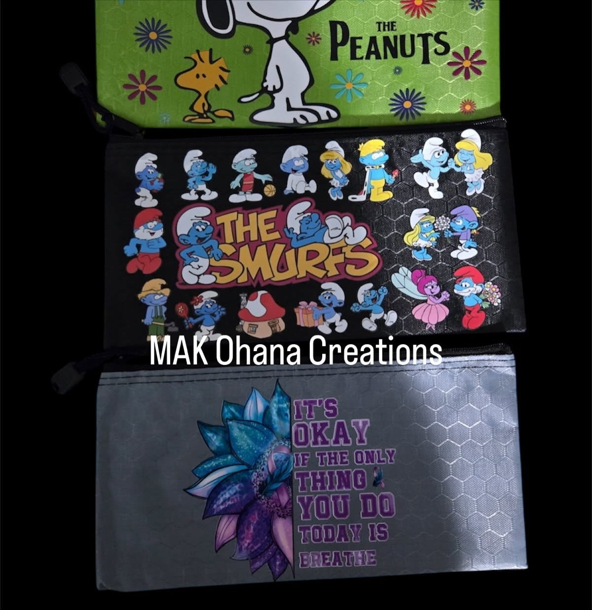 Character Inspired Zipper Bag