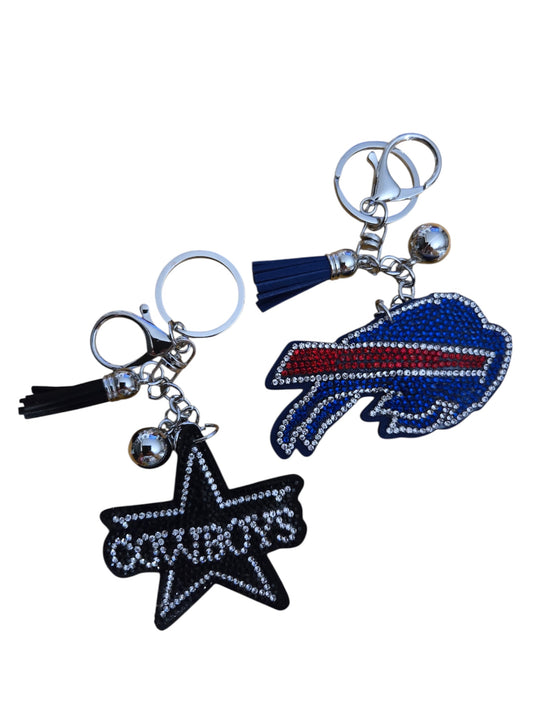 Sports Team Bling Keychain/Bag Charm