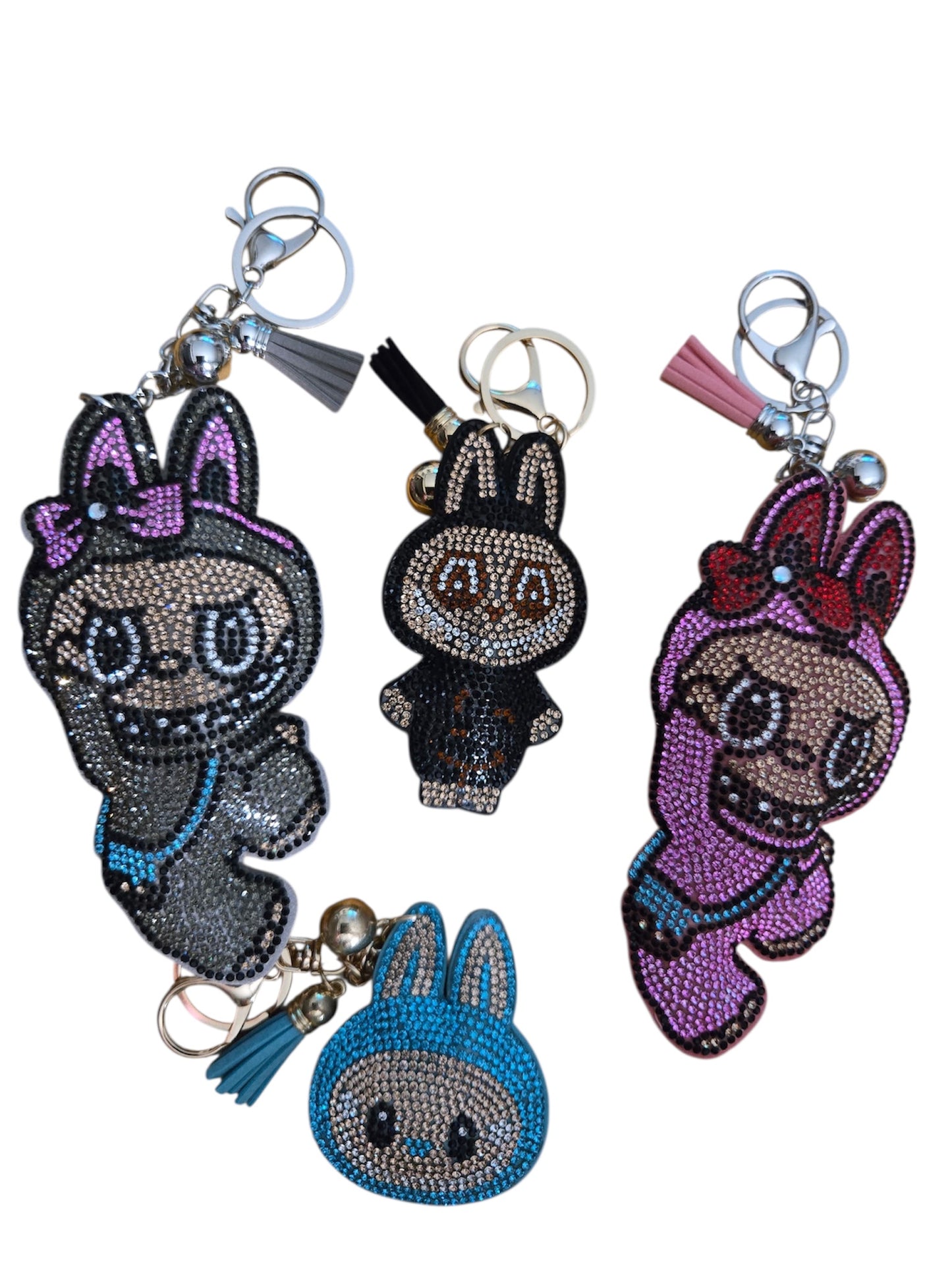 Labubu Inspired Bling Keychain/Bag Charm