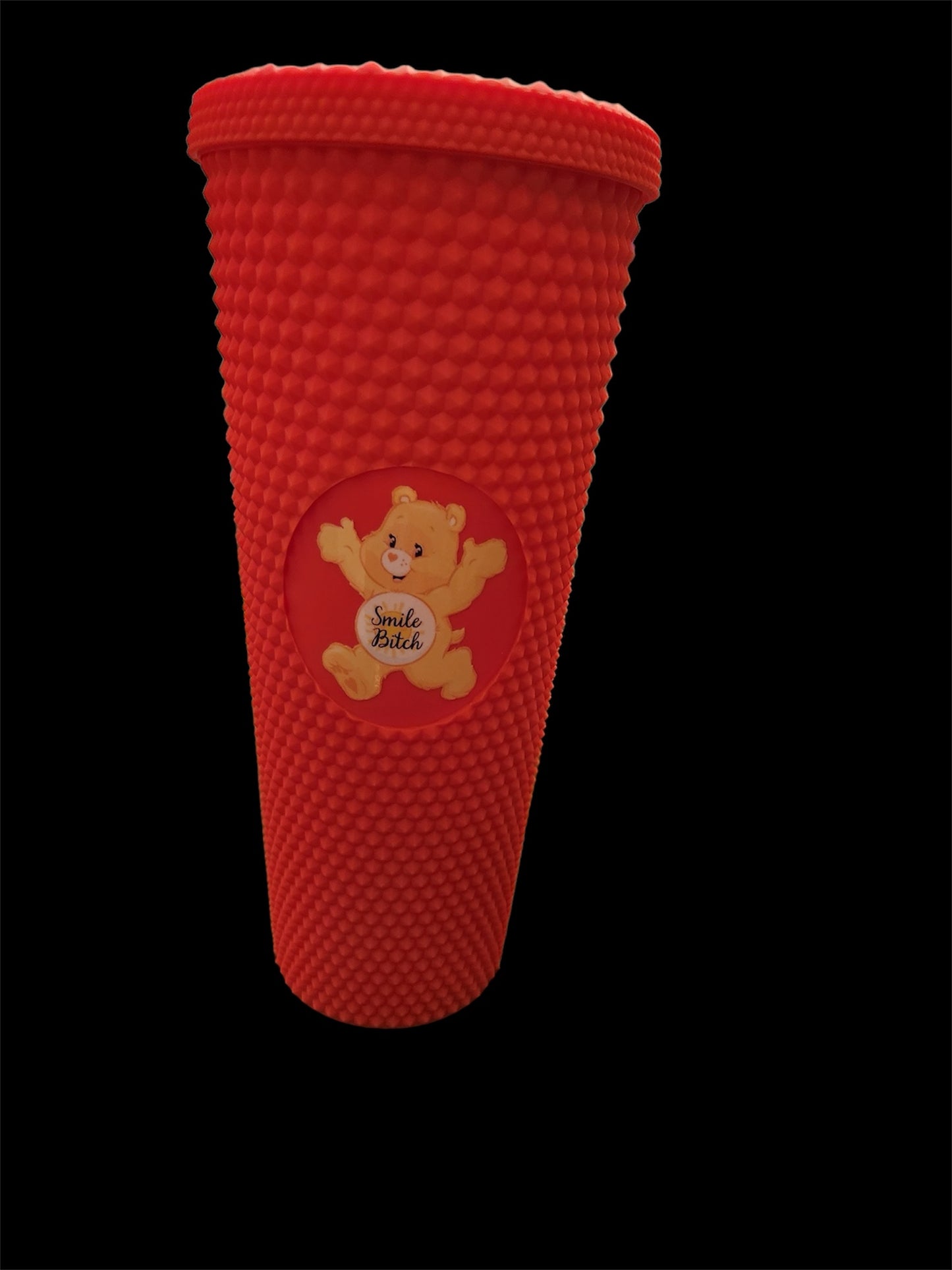 24oz Swear Bear Studded Tumbler