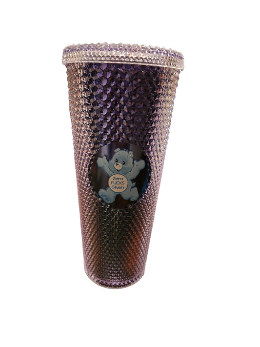 24oz Swear Bear Studded Tumbler