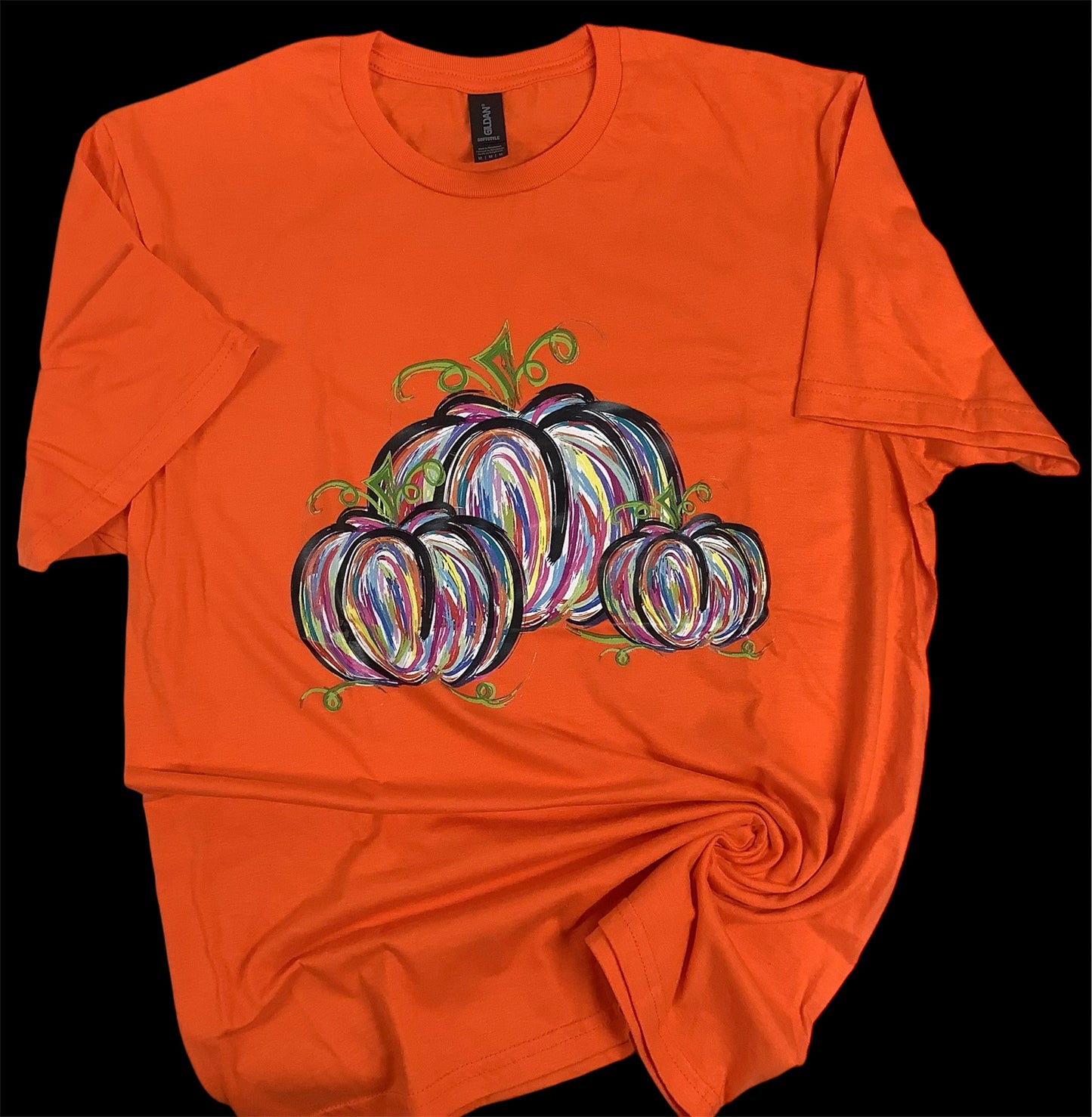 Short Sleeve Solid t-shirt T015 - Pumpkins - Medium