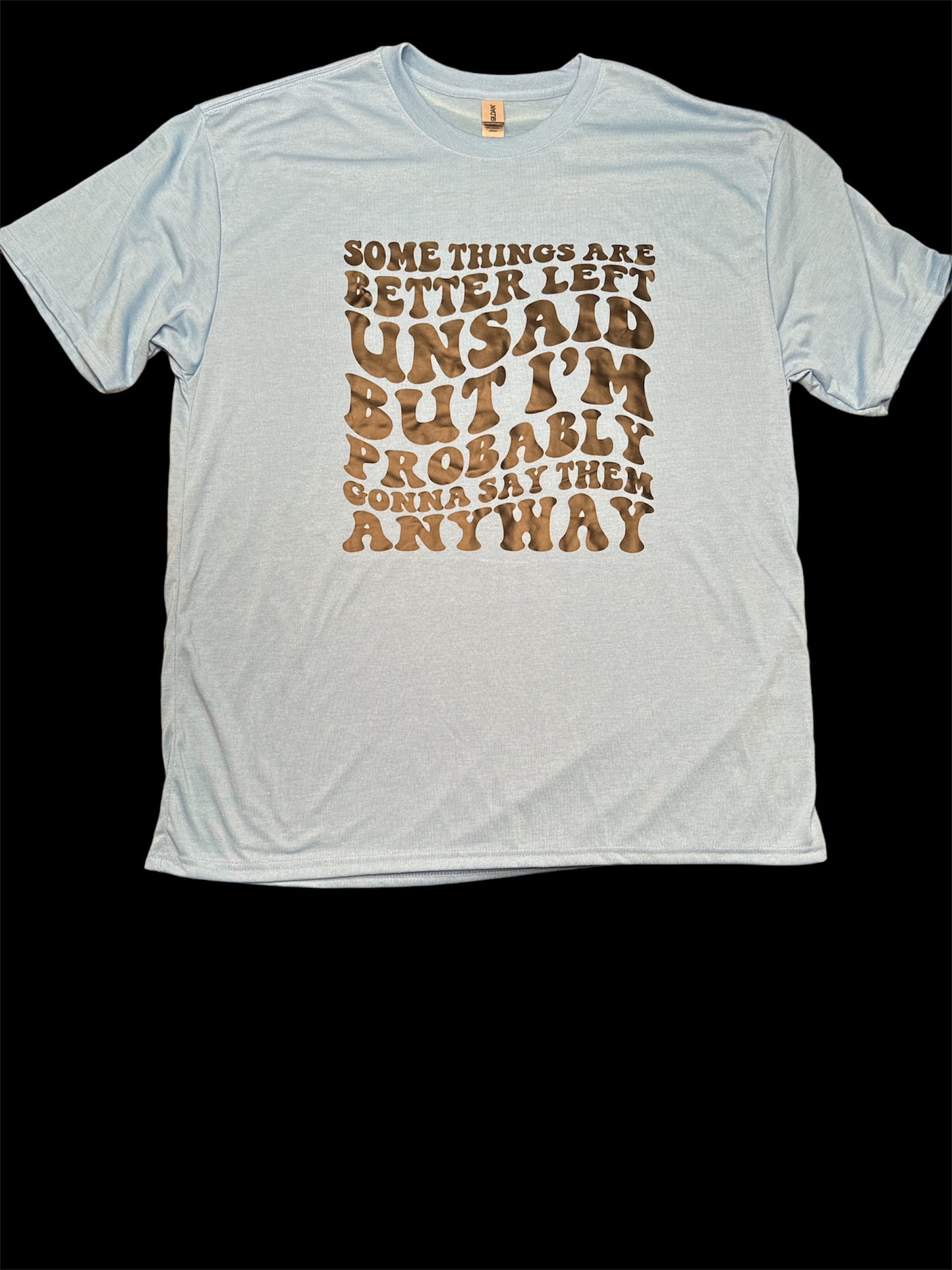 Short Sleeve Solid t-shirt T029 - Gonna Say Them Anyway - XL