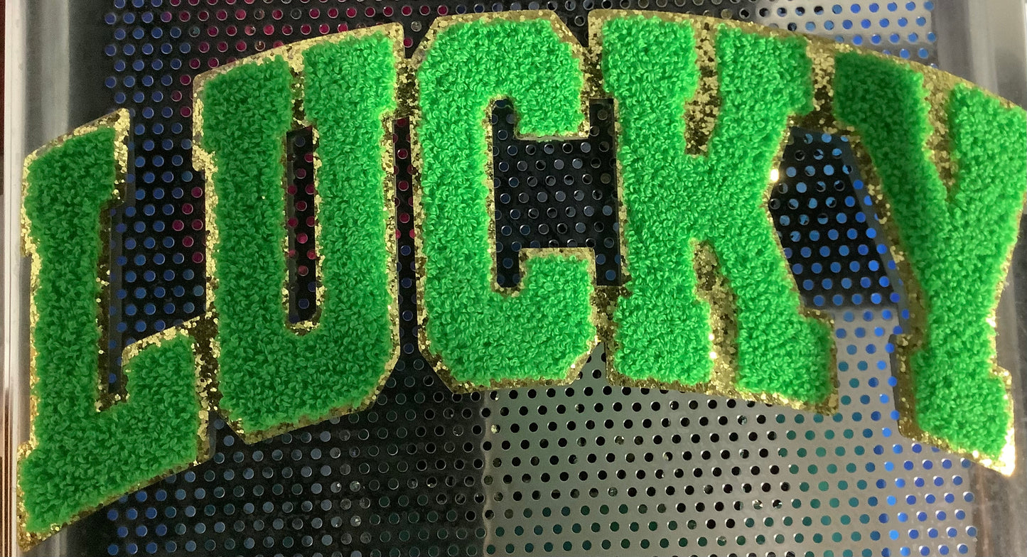 Lucky Chenille Patch