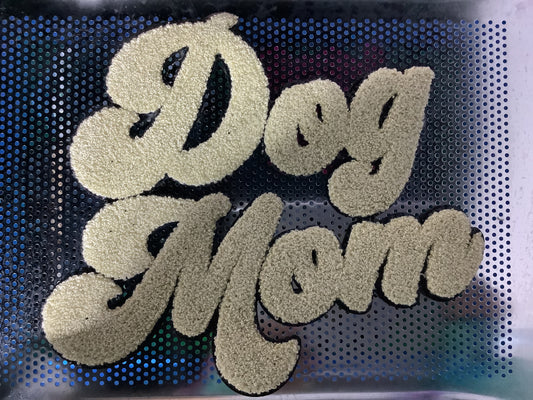 Dog Mom Chenille Patch