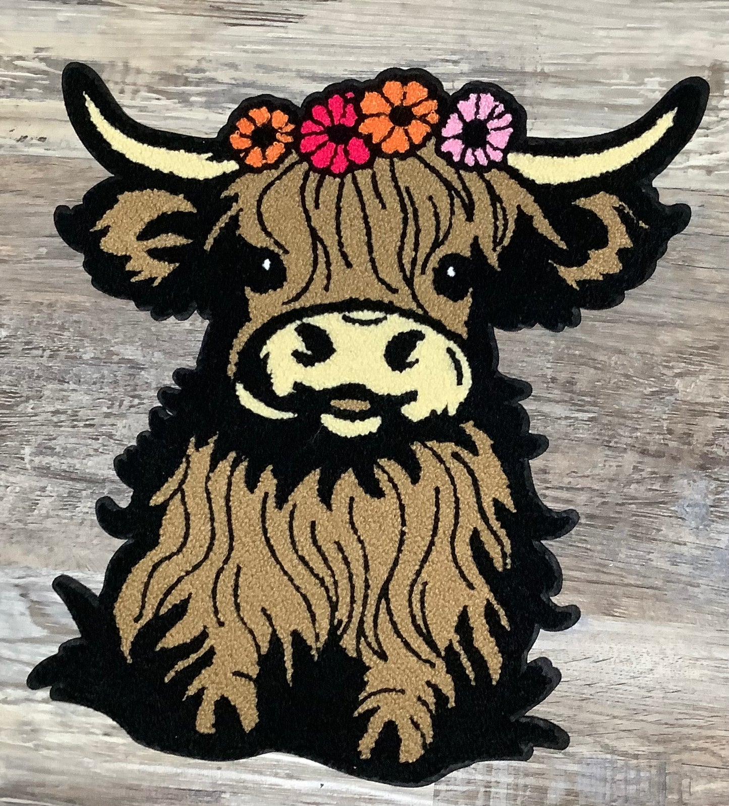 Cow Chenille Patch