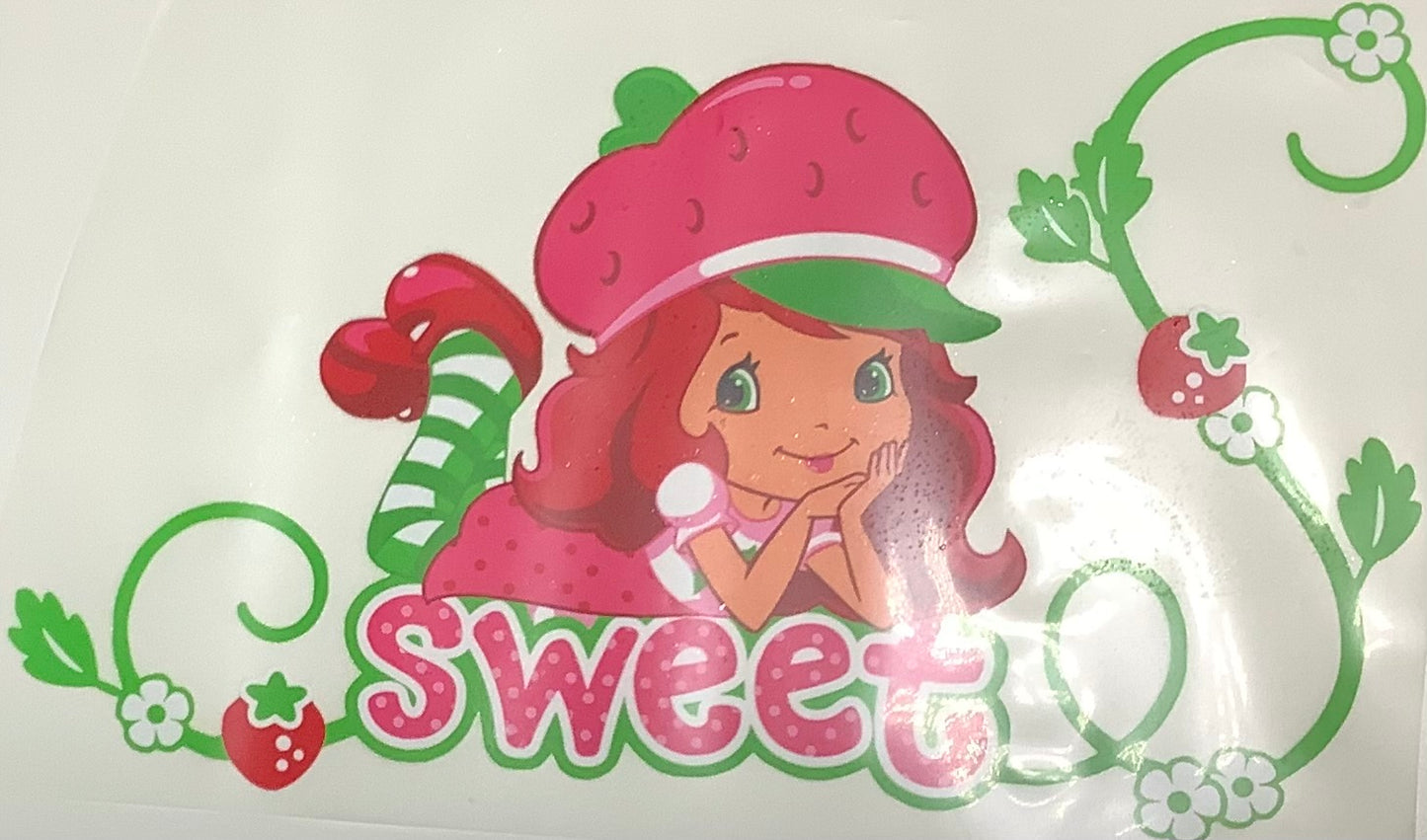 Colored Screen Print: Sweet Strawberry