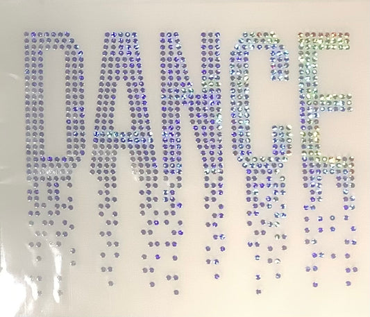 Rain Dance Drip Spangle Transfer