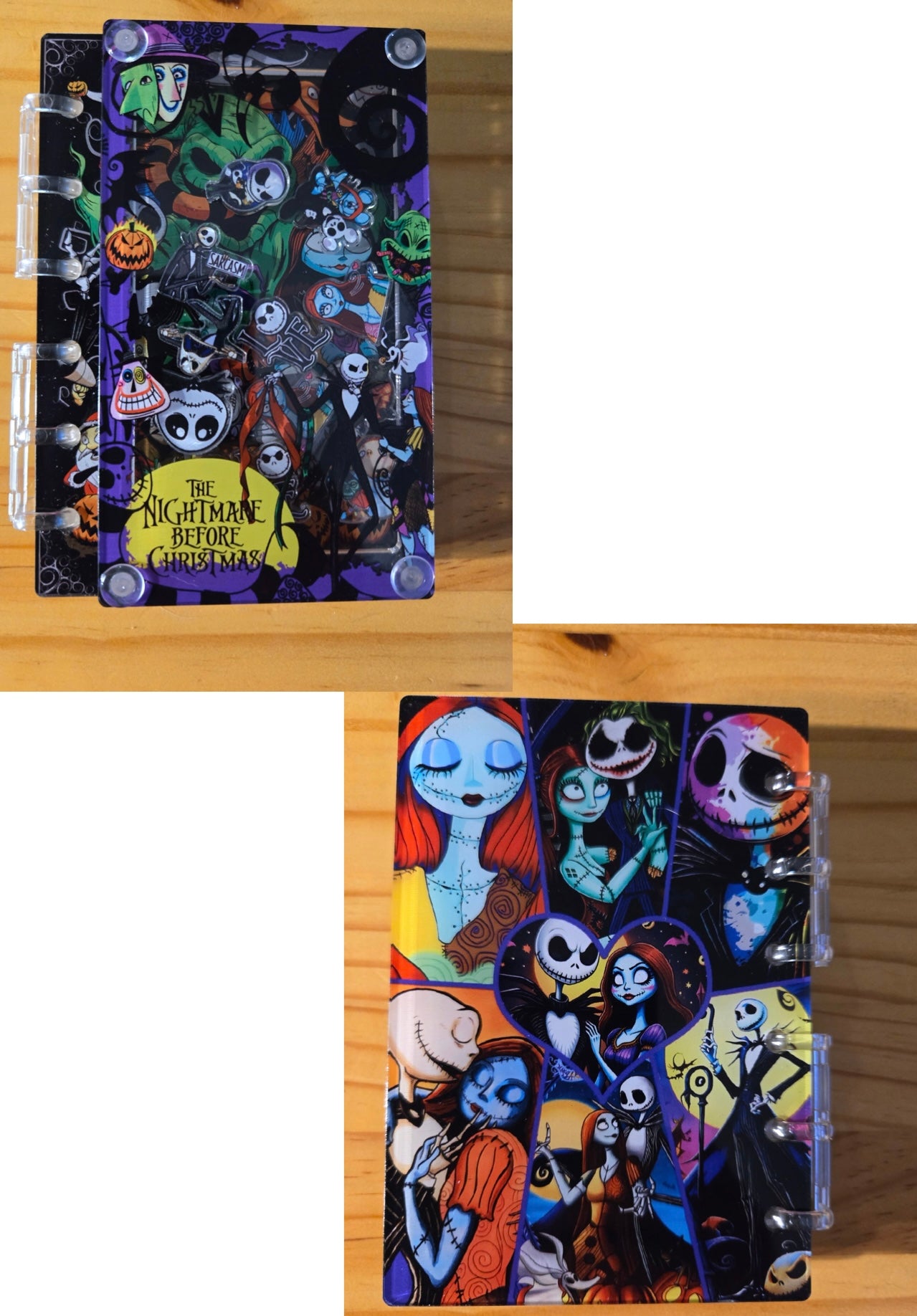Character Inspired Acrylic Shaker Notebook