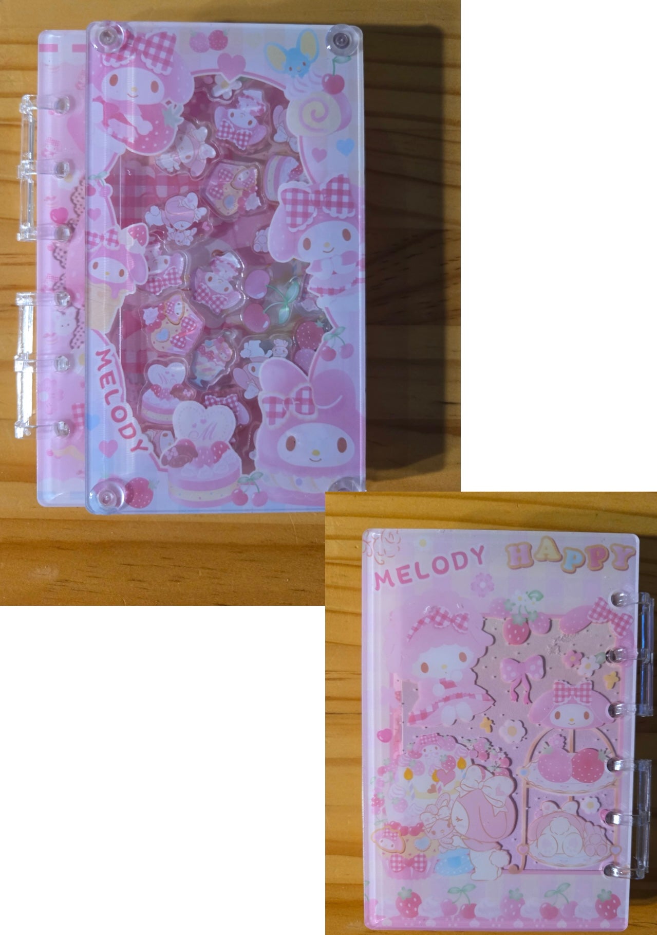 Character Inspired Acrylic Shaker Notebook